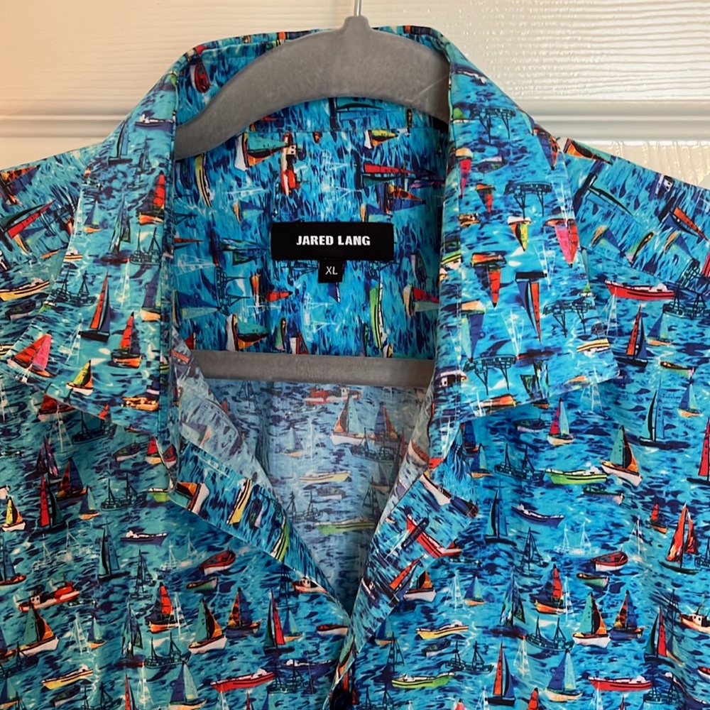 Jared Lang Sailboat Button Down Shirt - Picture 4 of 7
